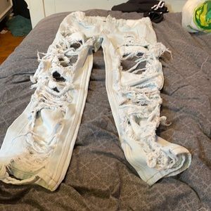Light blue wash jeans